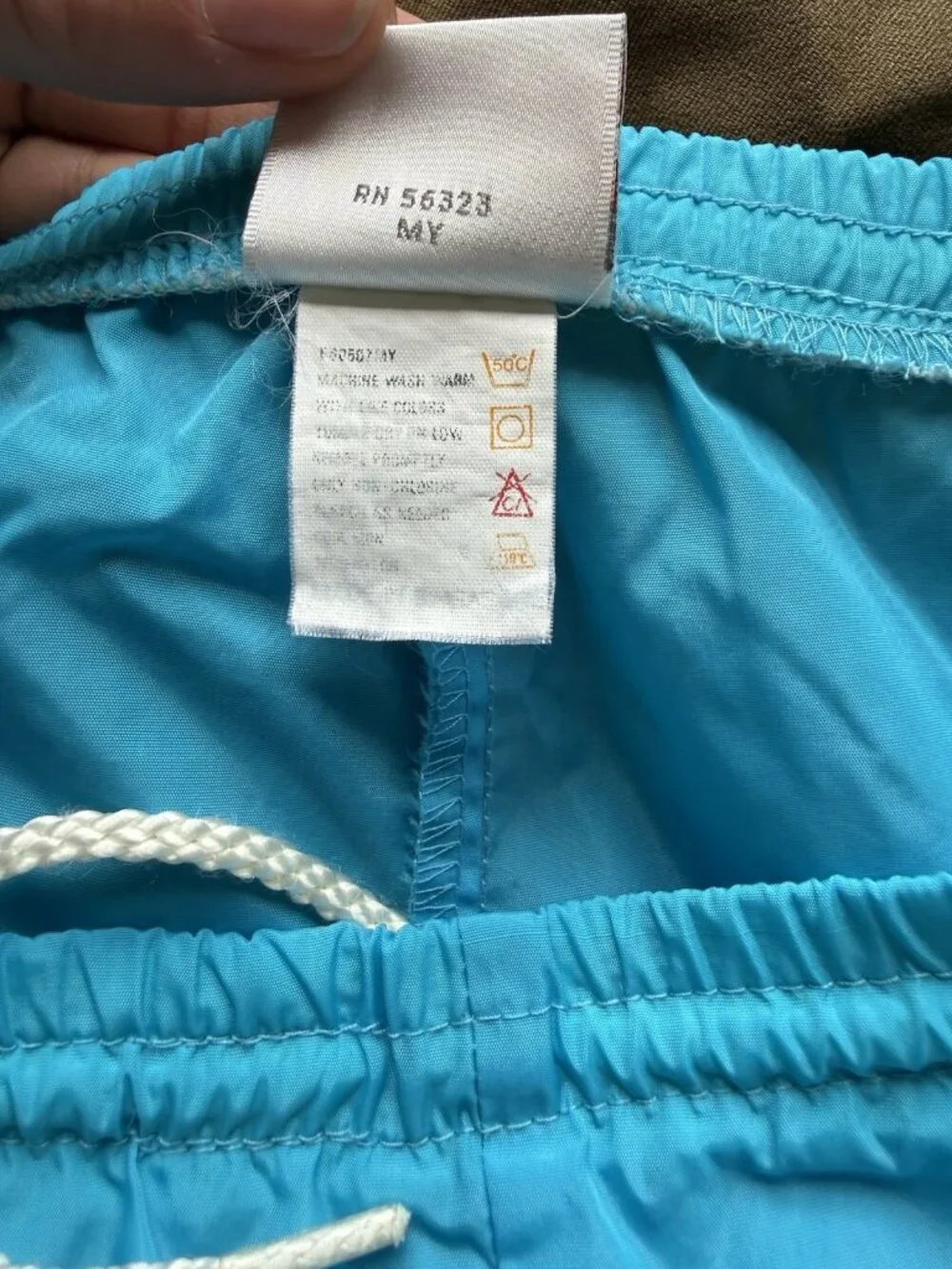 Vintage 80s Nike Pants Soft Shell Windbreaker Baggy Blue USA